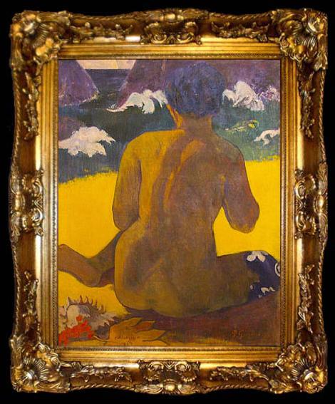 framed  Paul Gauguin Vahine no te miti, ta009-2